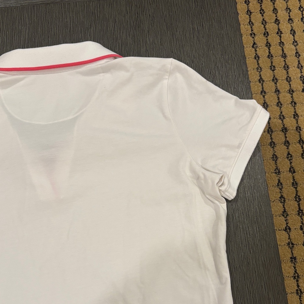 Tommy Bahama Polo Shirt Womens White Island Zone Pima Cotton Stretch Golf Medium - Picture 9 of 13